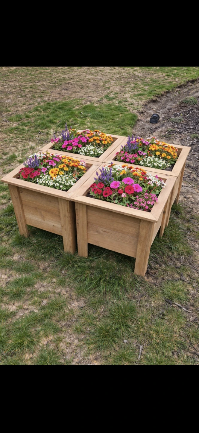 Cedar Raised Garden Planter Box