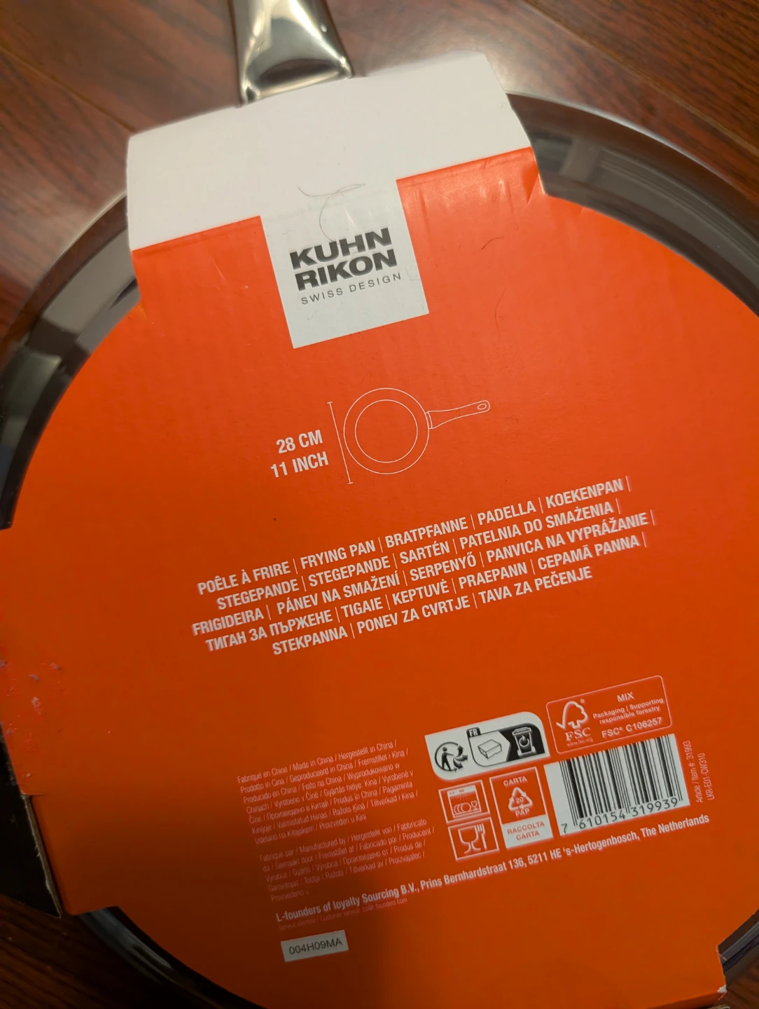 NEW Kuhn Rikon 28 cm / 11 inch Frying Pan - photo 4