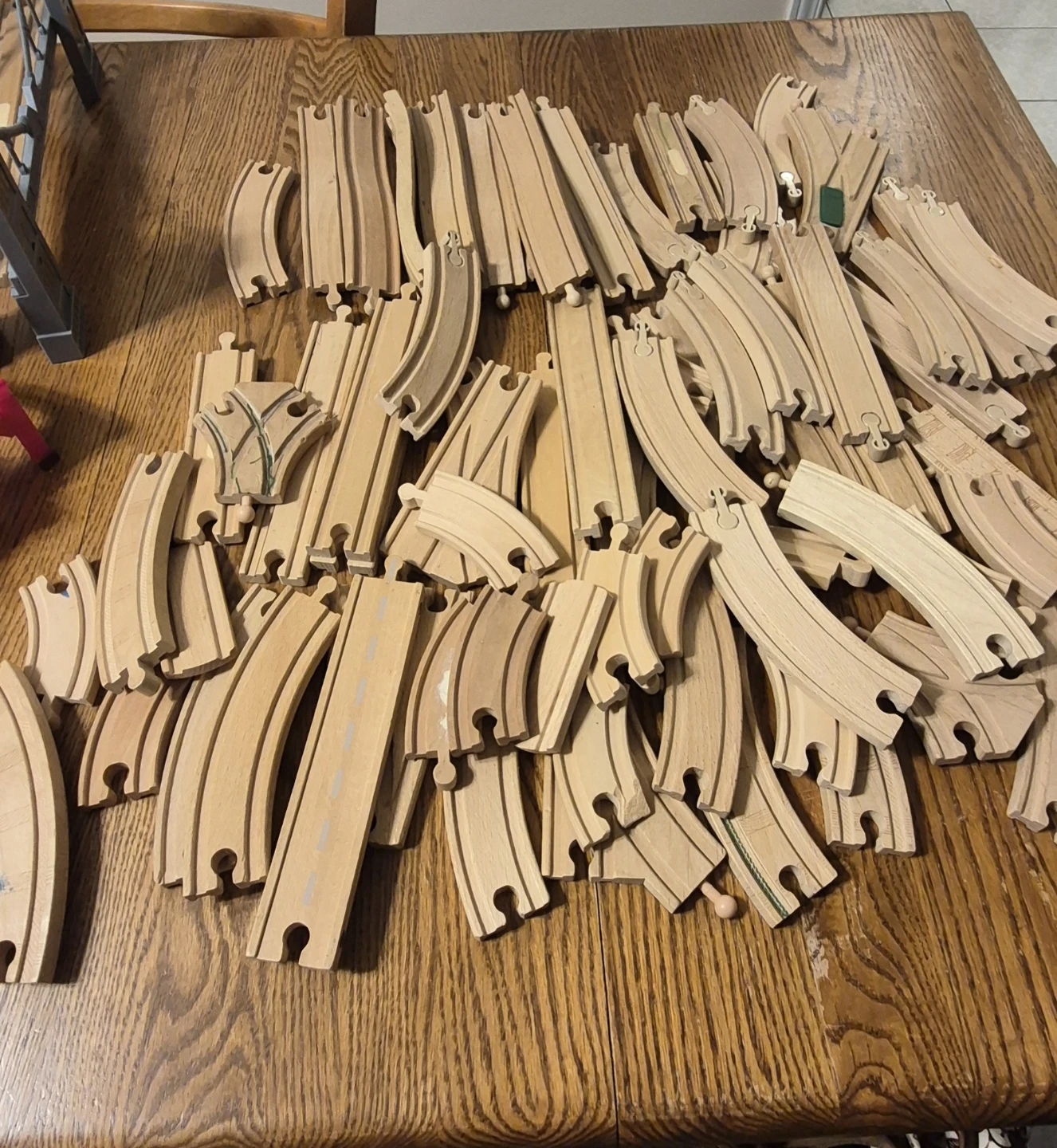 Wooden Train Track and Accessories Set - photo 2