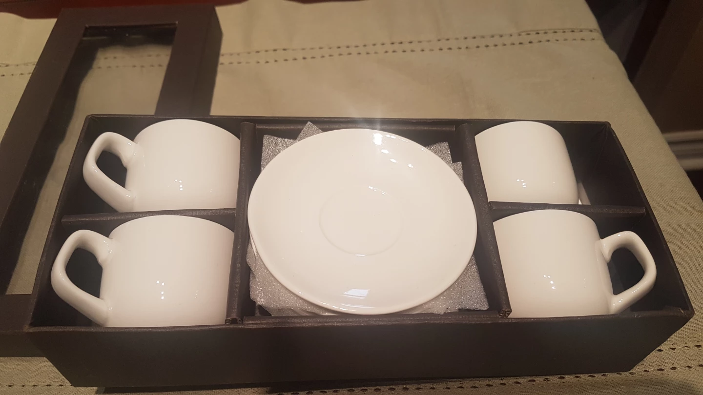 Diner Espresso Cup & Saucer Set (Set of 4)
