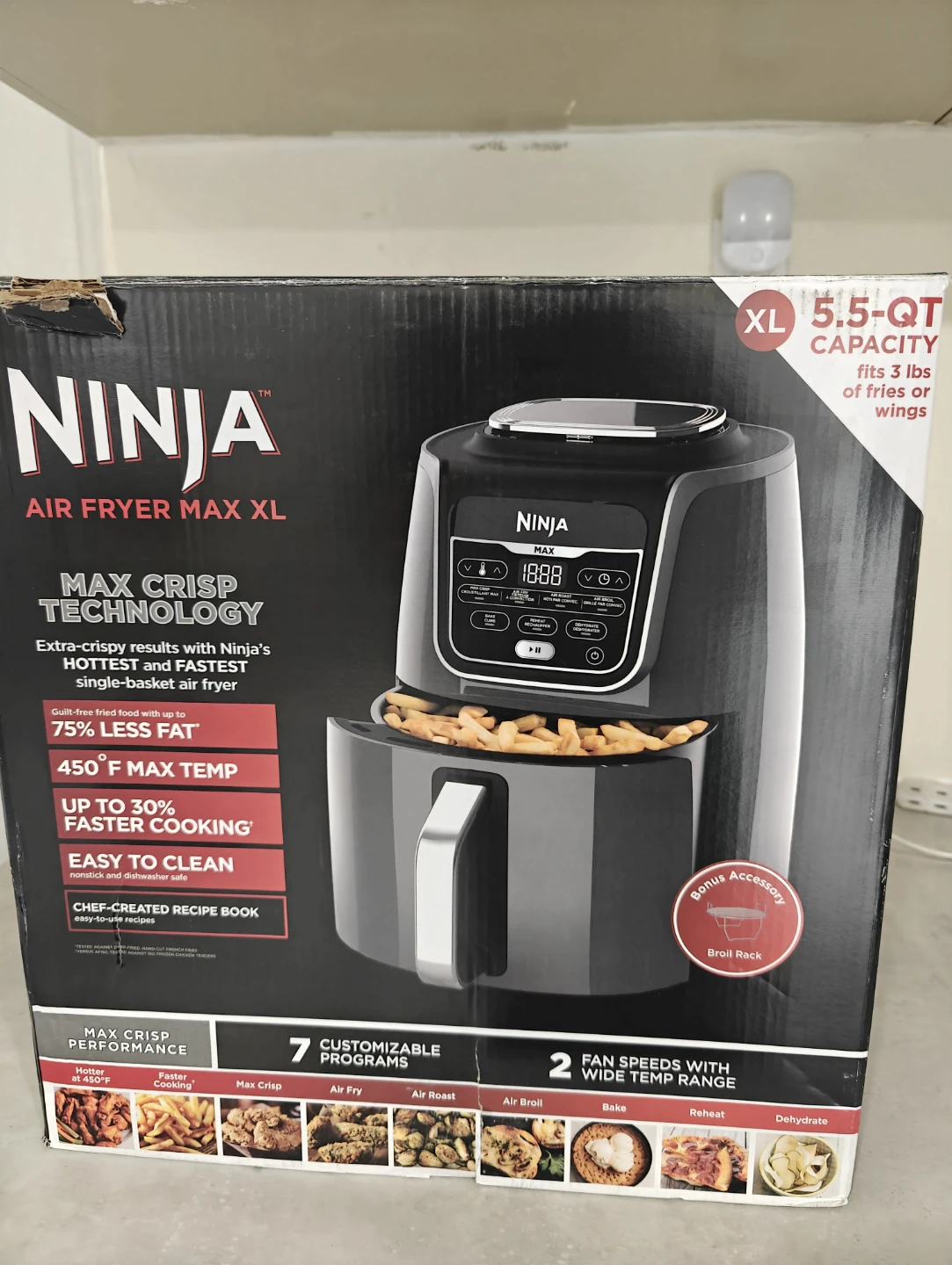 Ninja Air Fryer Max XL 5.5-QT