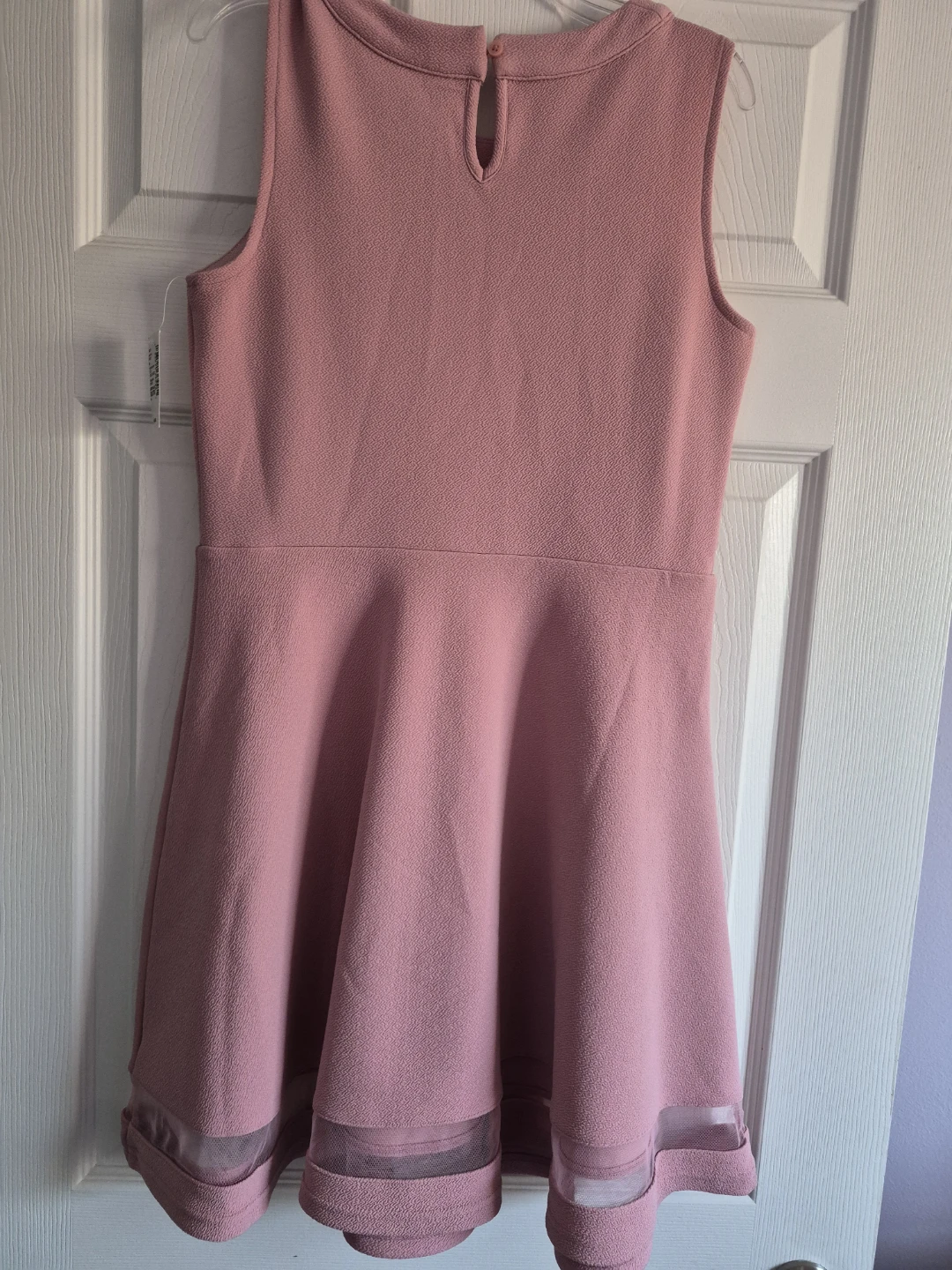 Gilrs Pink Sleeveless Fit and Flare Dress - Size 14-16 - photo 3
