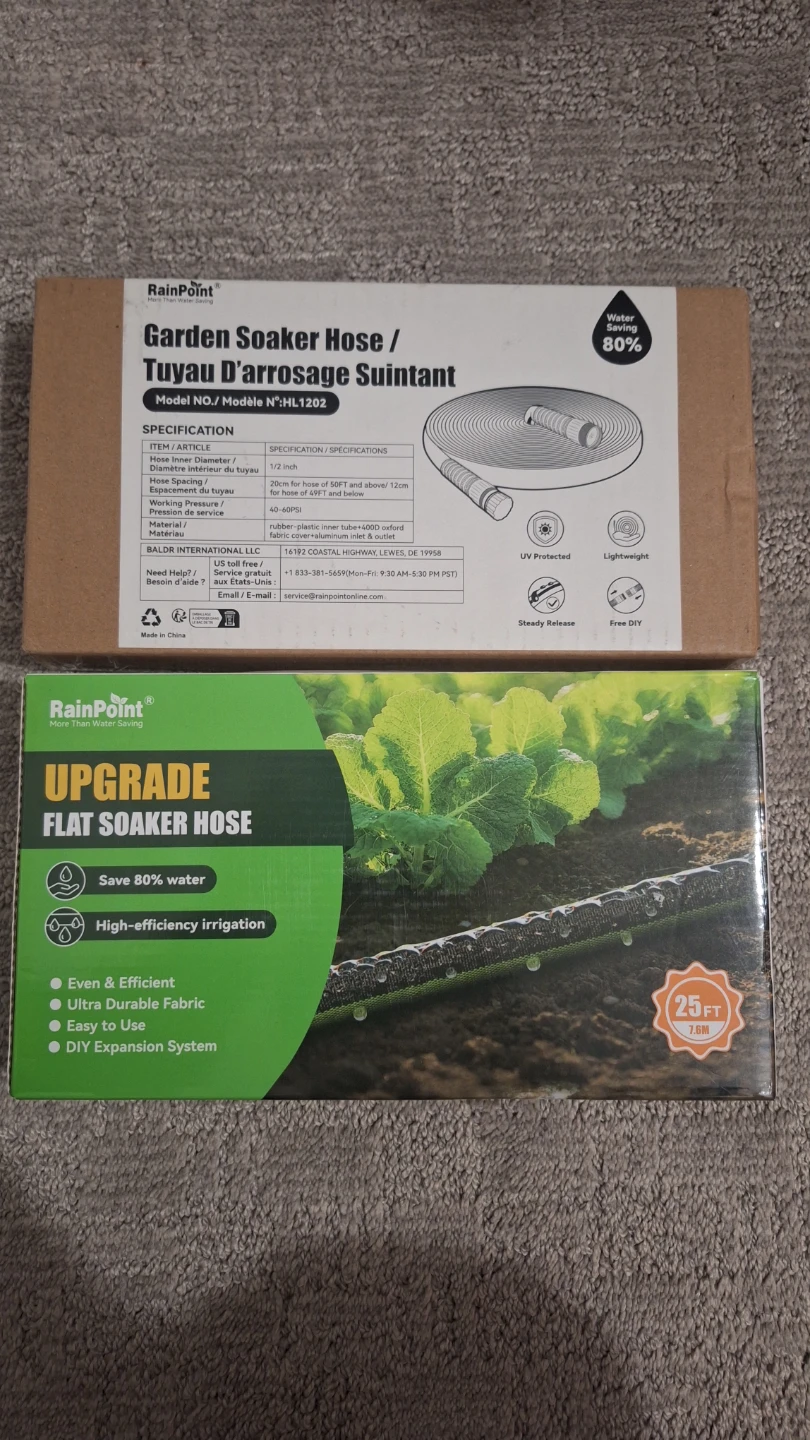 RainPoint Garden Soaker Hose 25FT - photo 2