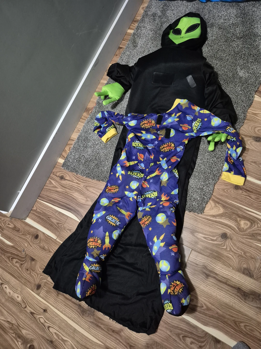 Kids Space Rocket Pajamas and Alien Costume