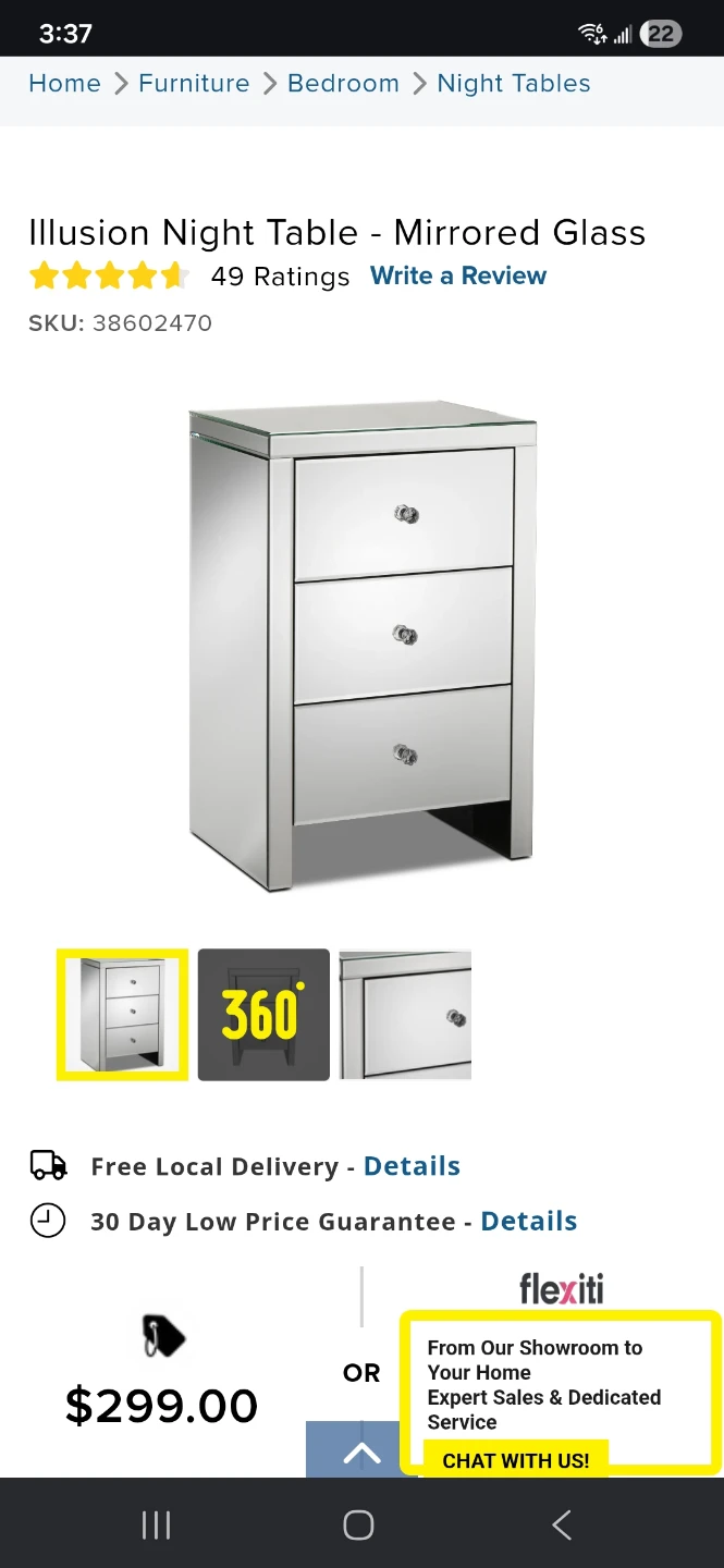 2 mirror nightstand - photo 3