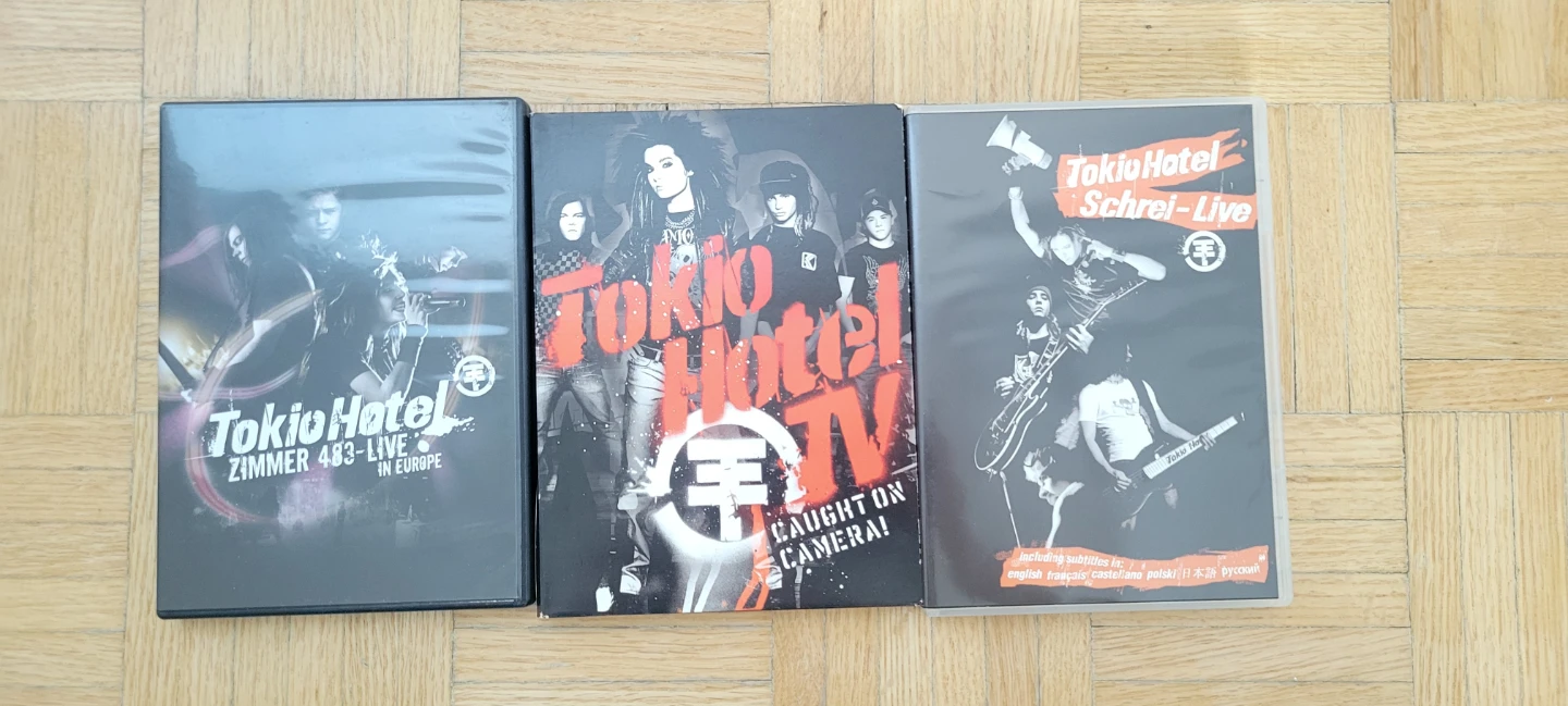 3 Tokio Hotel DVDs