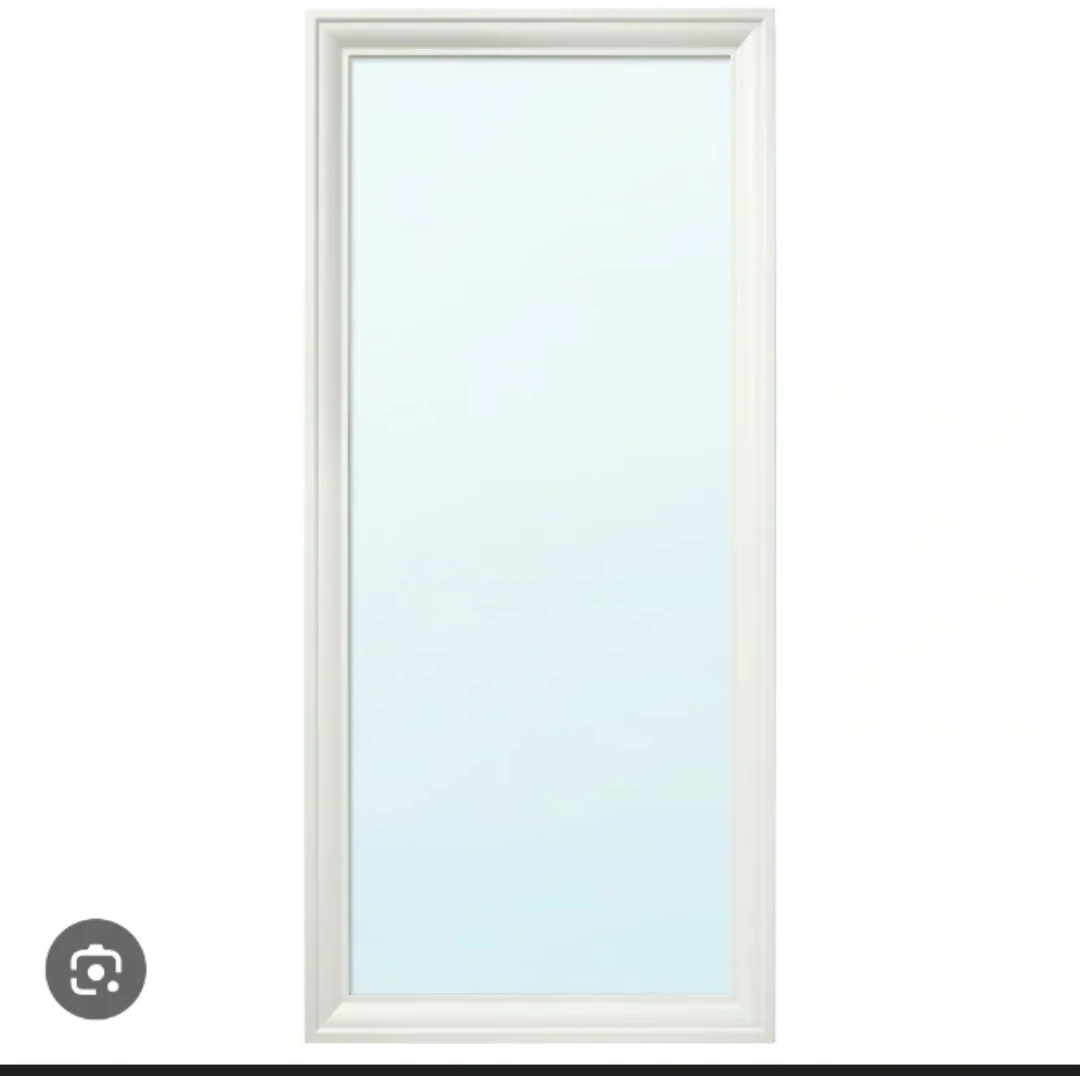 IKEA White Framed Wall Mirror