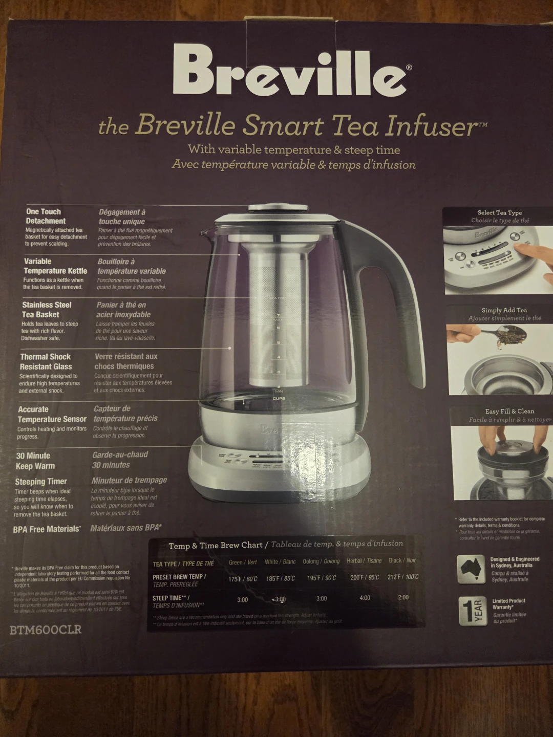 Breville the Smart Tea Infuser BTM600CLR - photo 5
