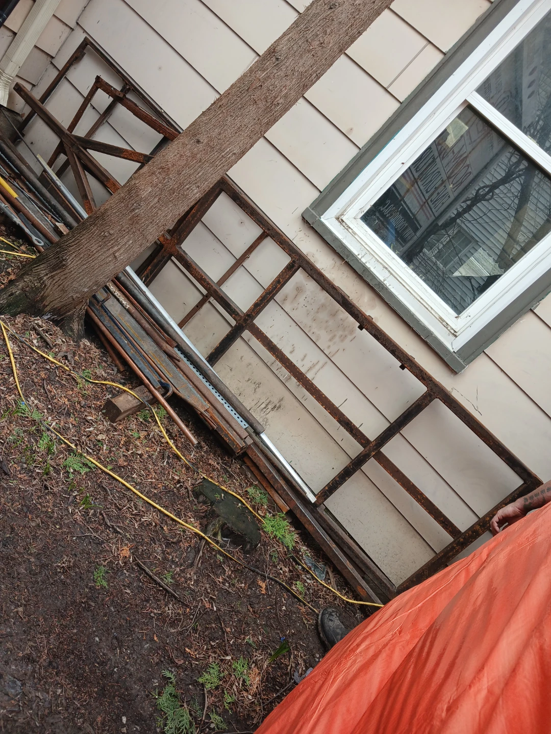 Metal trailer  Frame with out axel