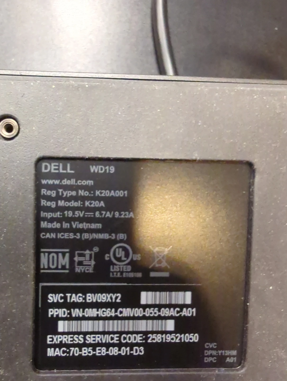Dell WD19 Docking Station #6 - photo 4