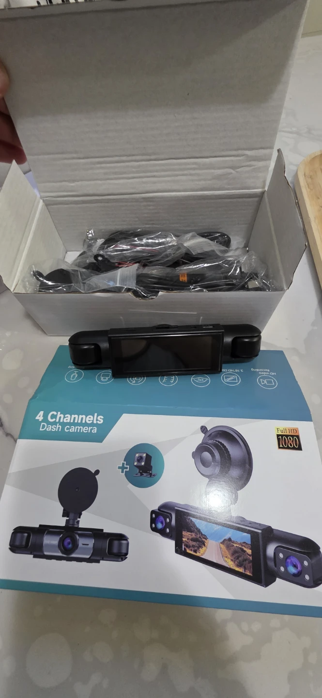 4 Channels Dash Camera Full HD 1080p