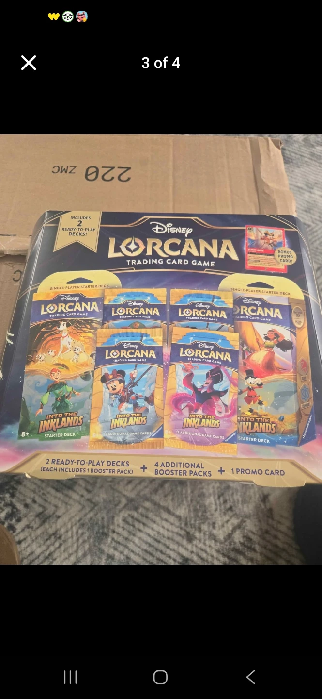 Disney Lorcana Trading Card Game Into the Inklands Starter Deck