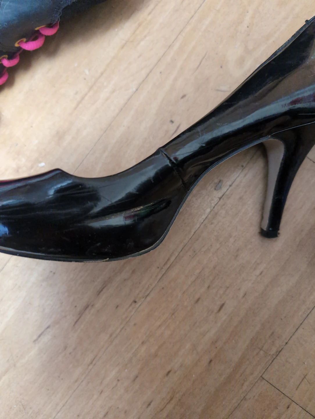 Madden Girl Black Patent Heels - Size 7 - photo 2