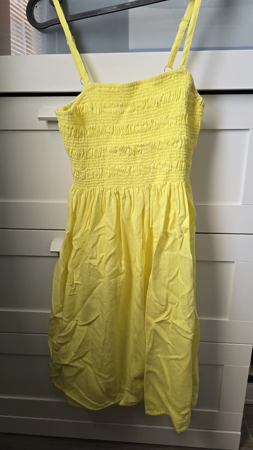 Yellow Smocked Sundress