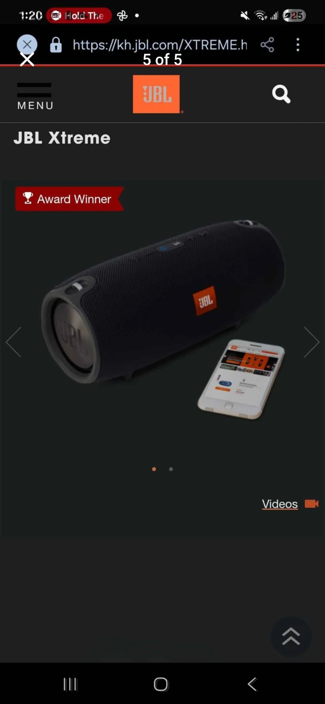 JBL Xtreme Portable Bluetooth Speaker