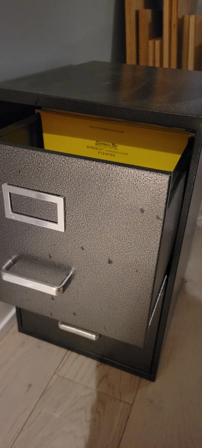 2 Drawer Metal Filing Cabinet - photo 2