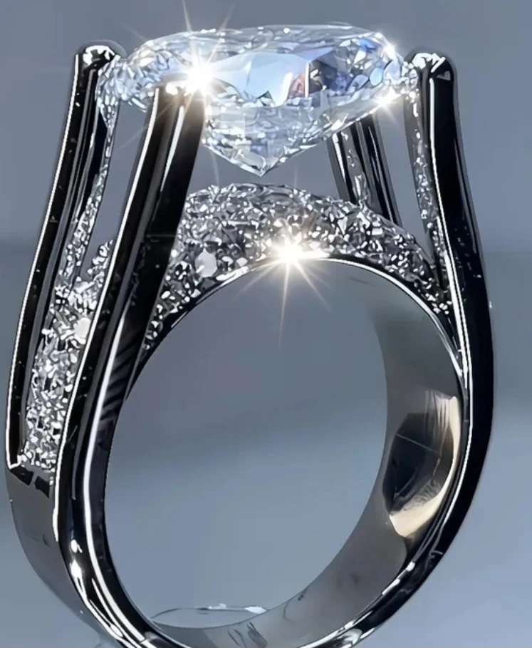 Sparkling Cocktail Rhinestone or Cubic Zirconia Ring - photo 3