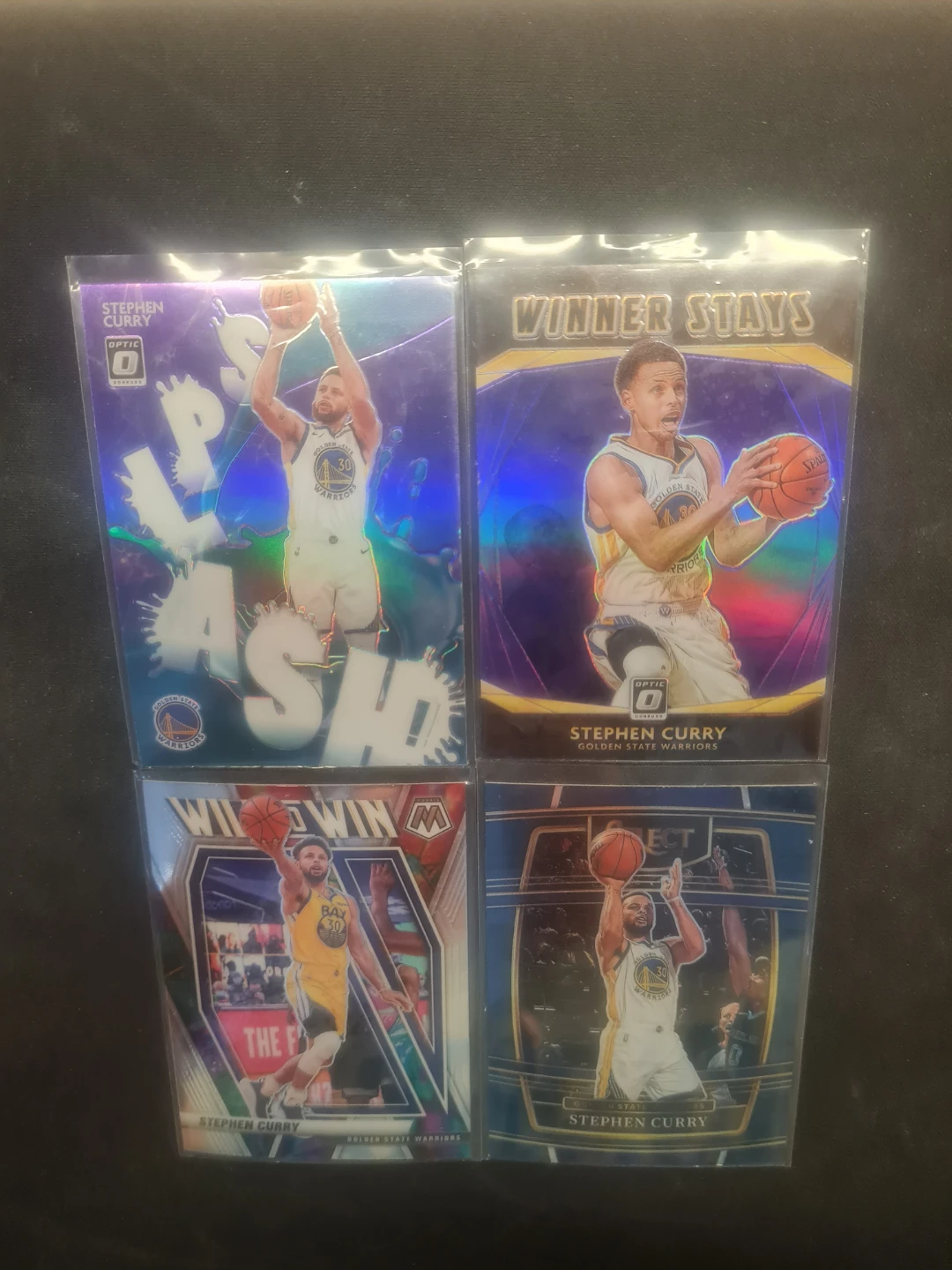 Stephen Curry 4x Lot Basketball Cards