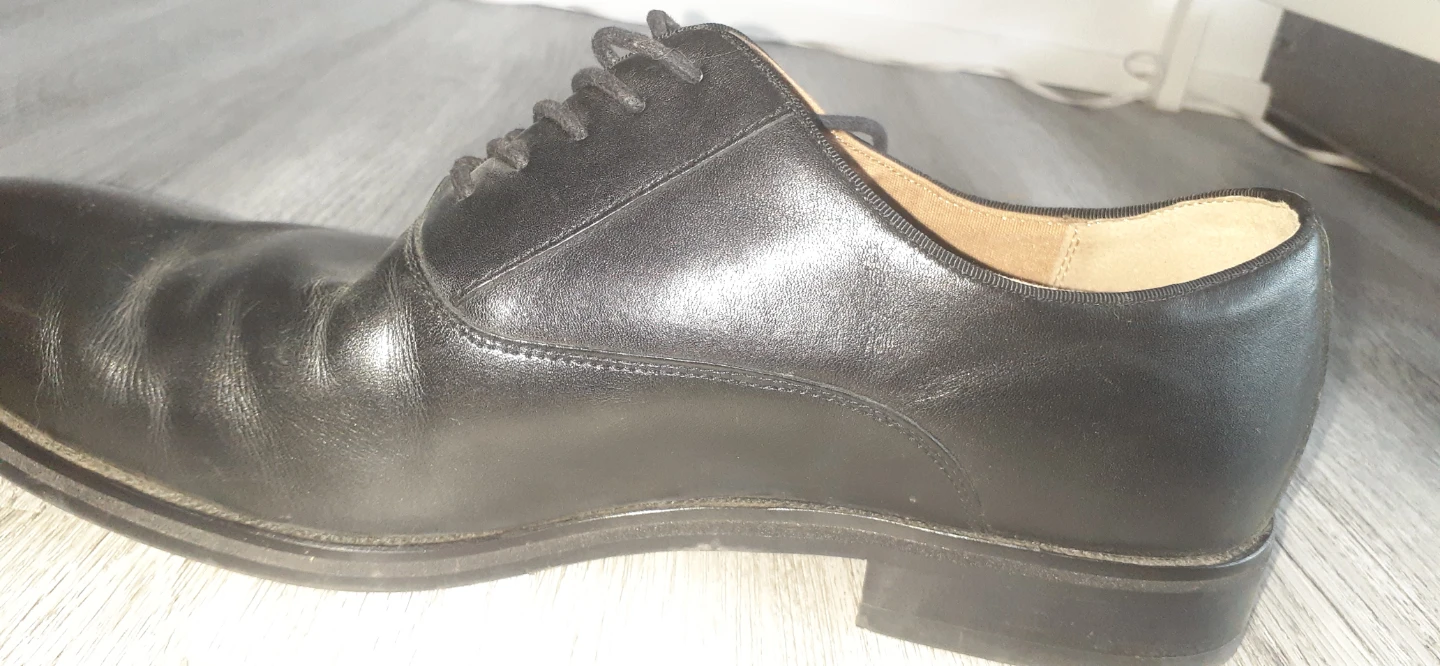 Black Leather Dress Shoes - photo 2