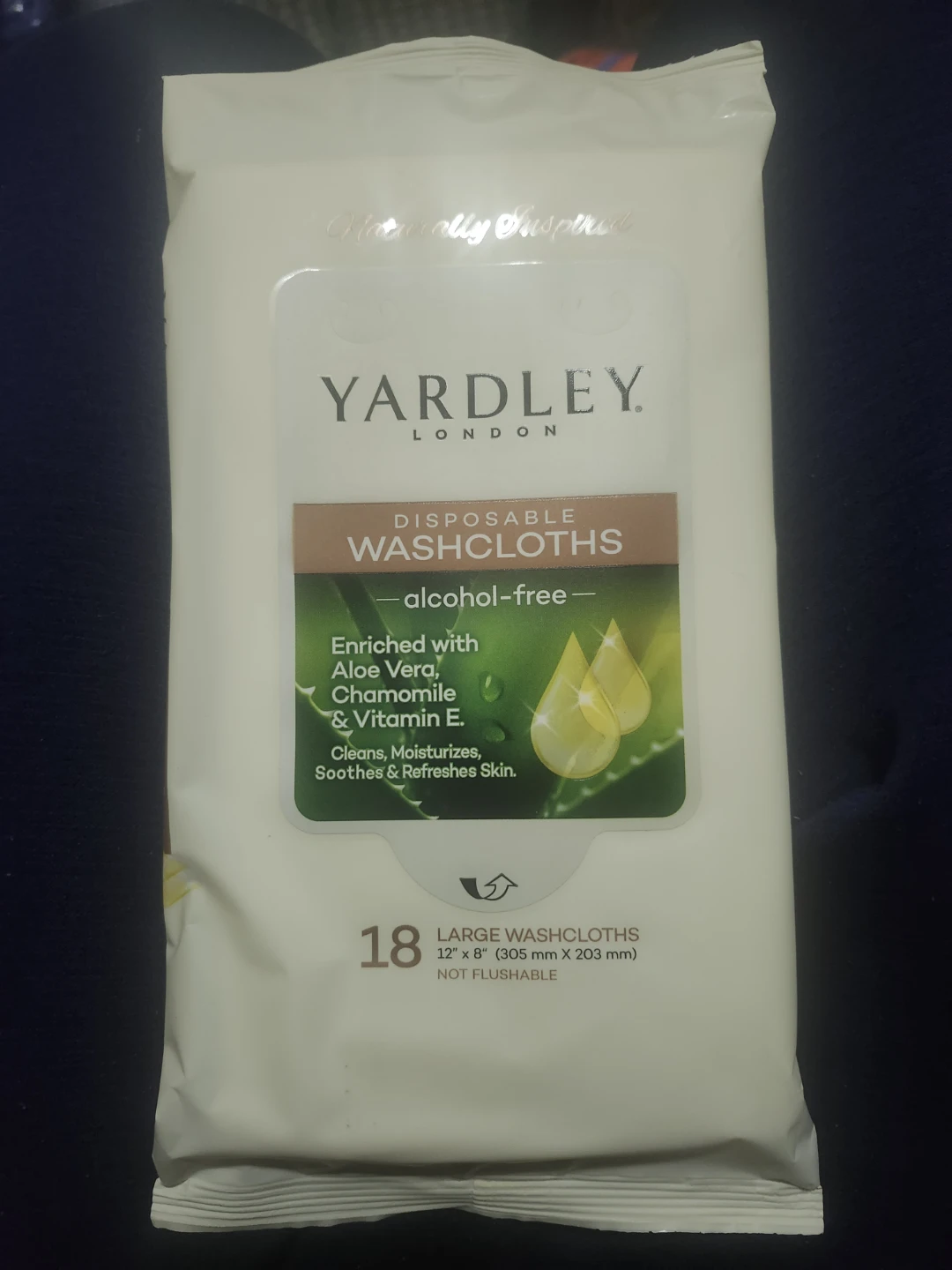 Yardley London Disposable Washcloths - 18 Count Large