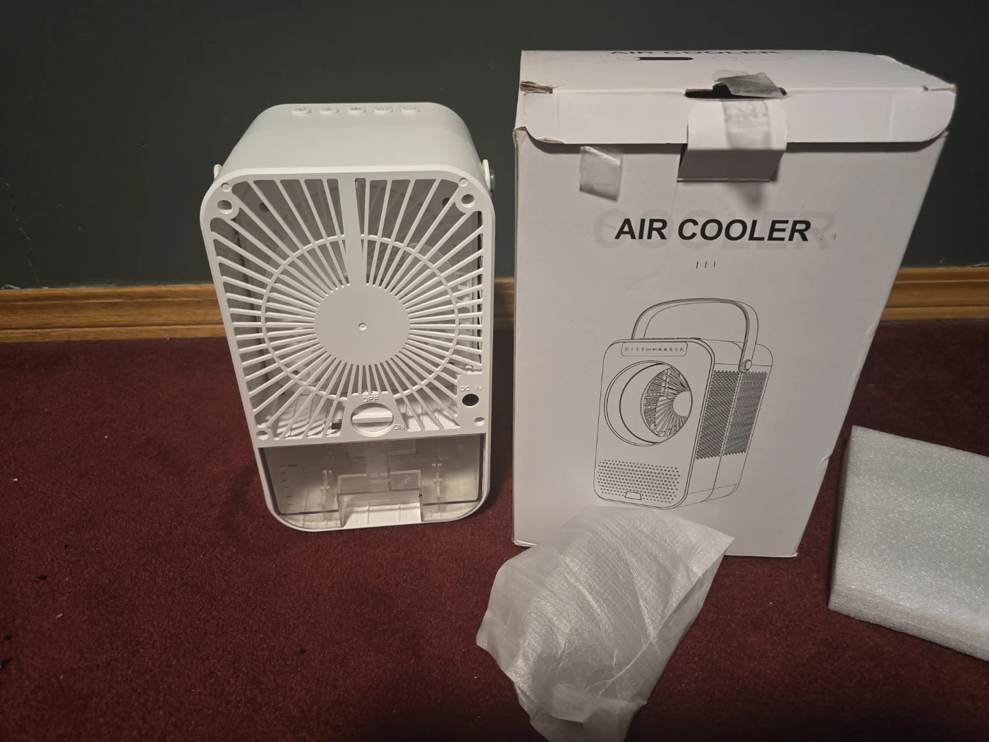 White Portable Air Cooler