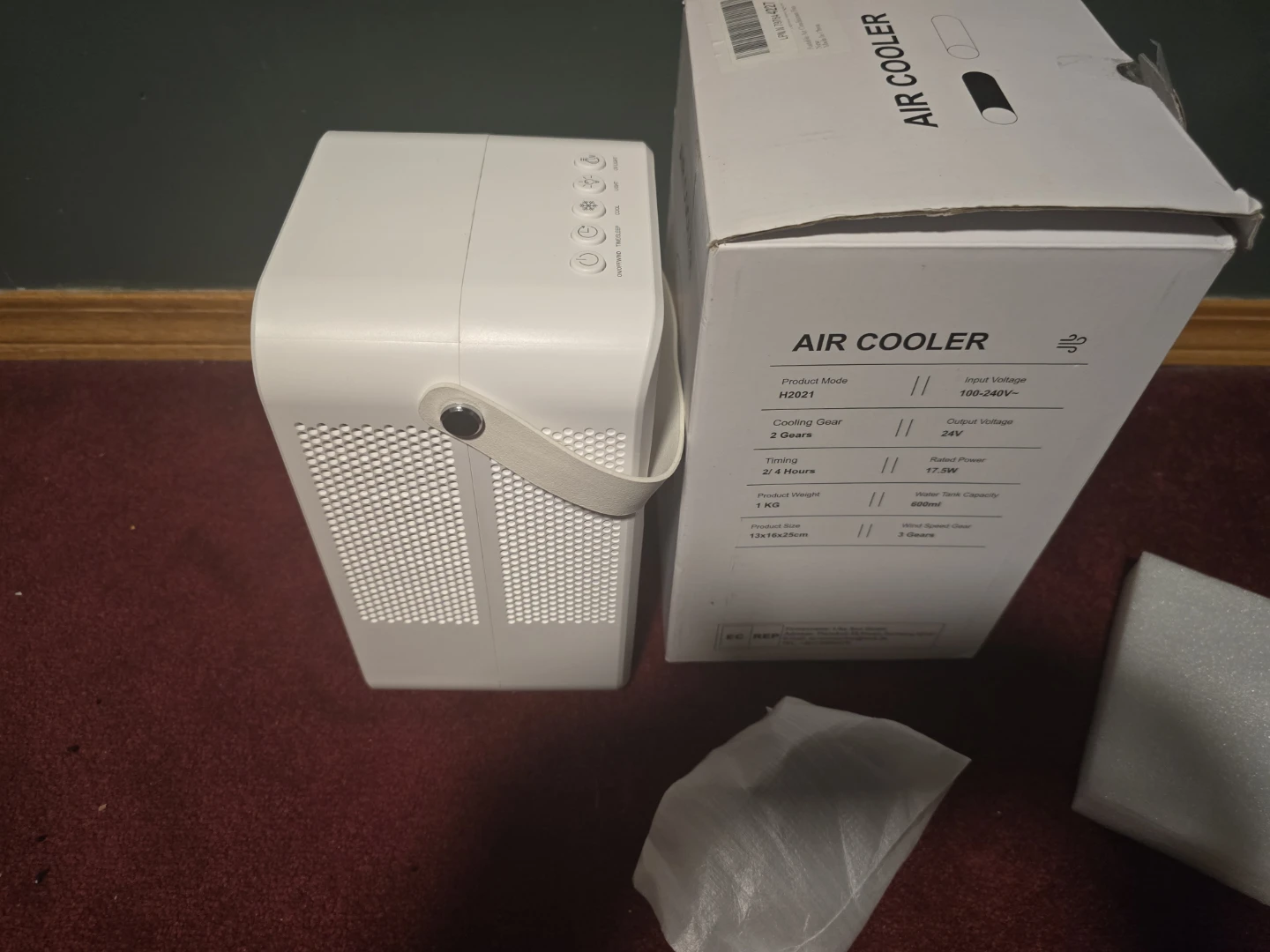 White Portable Air Cooler - photo 2