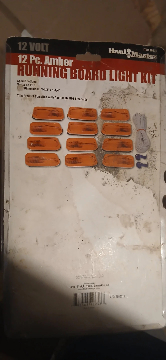 Haul-Master 12 Pc. Amber Running Board Light Kit 12 Volt - photo 2