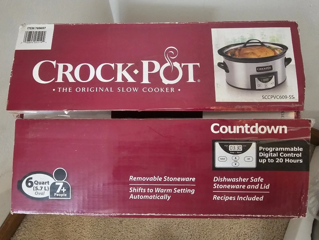 Crock◇Pot 6qt w/little dipper warmer - photo 4