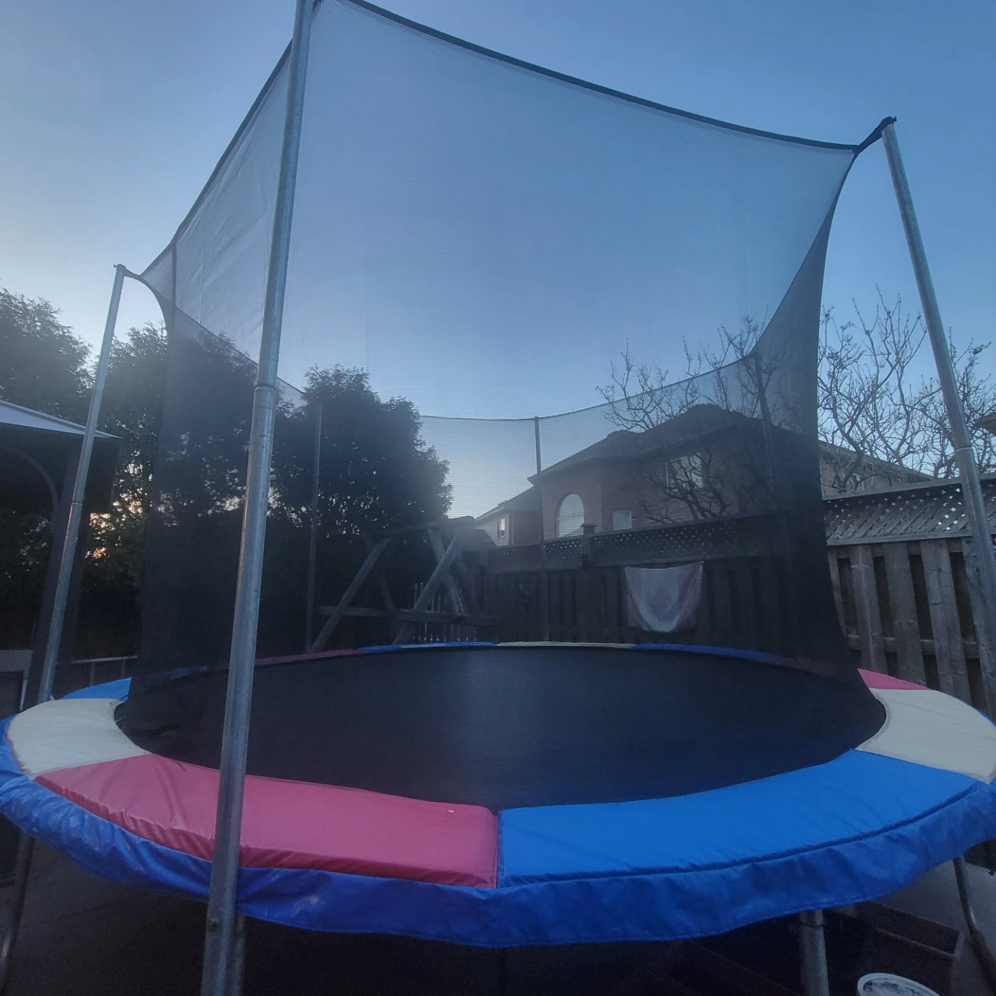 Trampoline with Safety Net and Ladder - photo 2