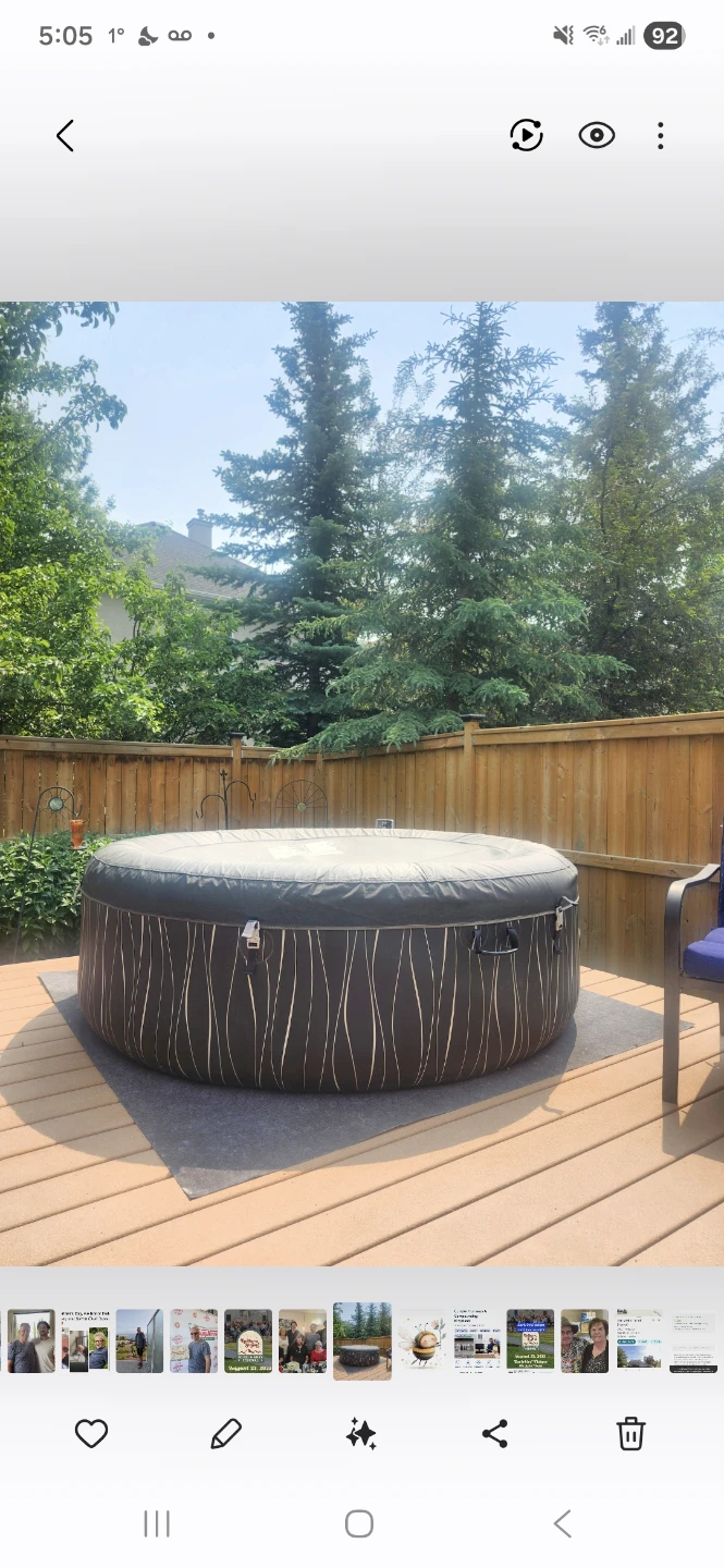 Bestway SaluSpa Hollywood AirJet Inflatable Hot Tub 4-6 Person - photo 4