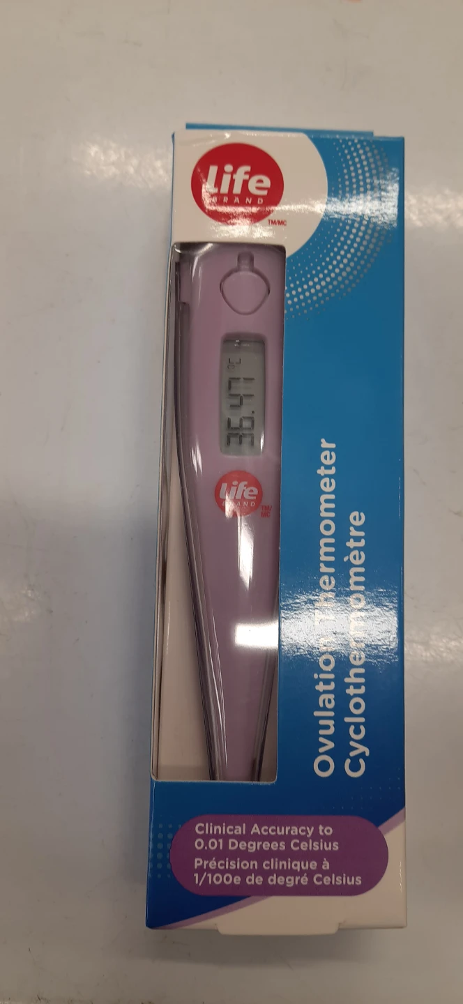 Life Brand Ovulation Thermometer - Purple