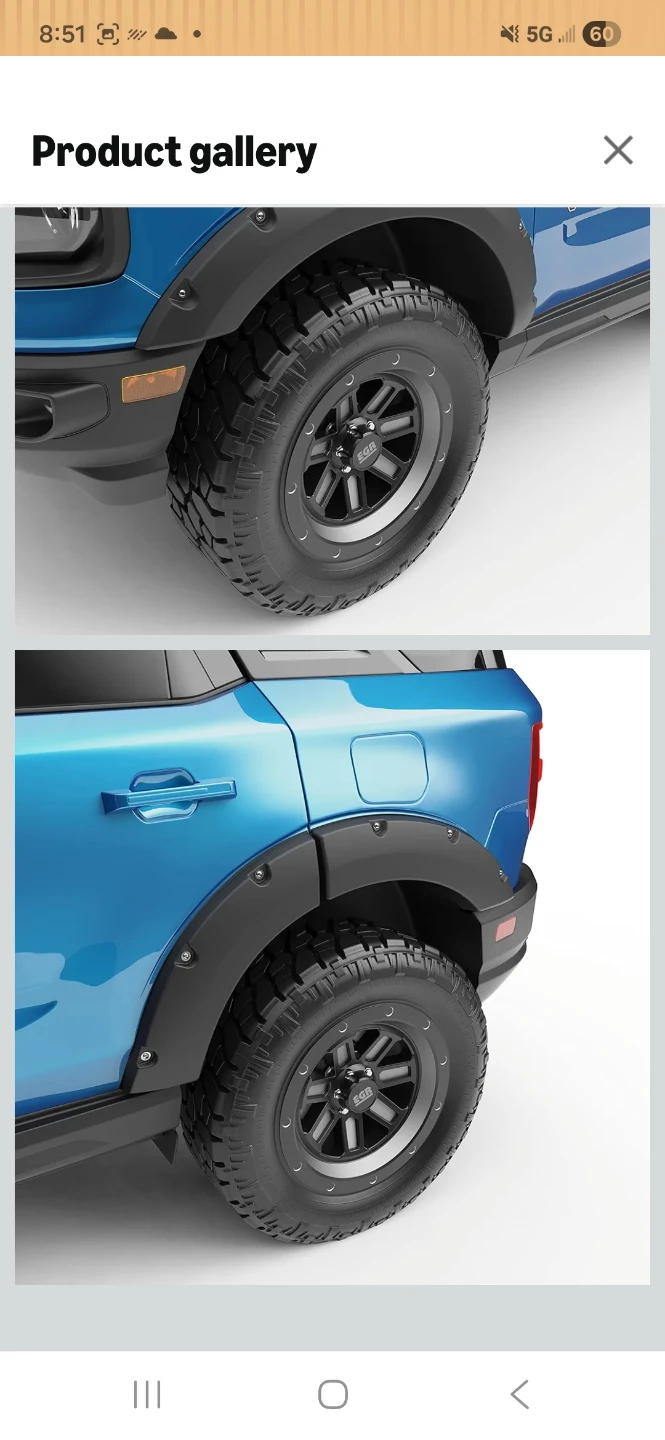 ford. Bronco 2025 Feder flares - photo 2