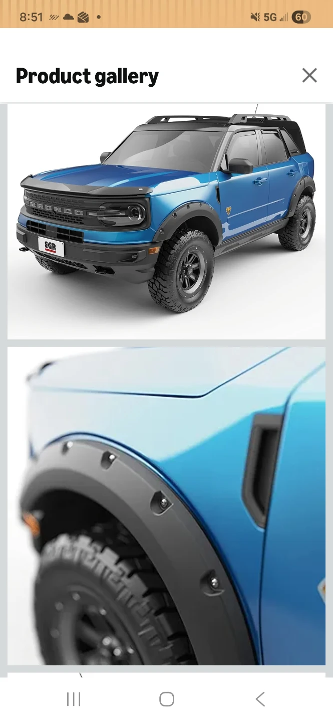 ford. Bronco 2025 Feder flares - photo 3