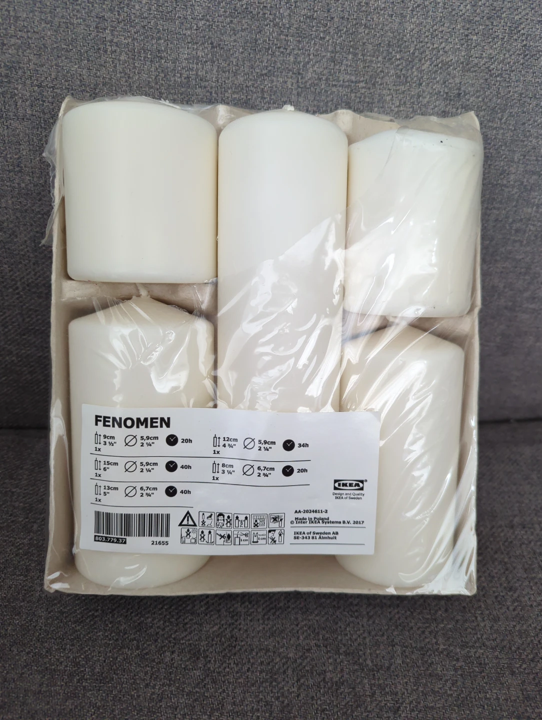 Block candles