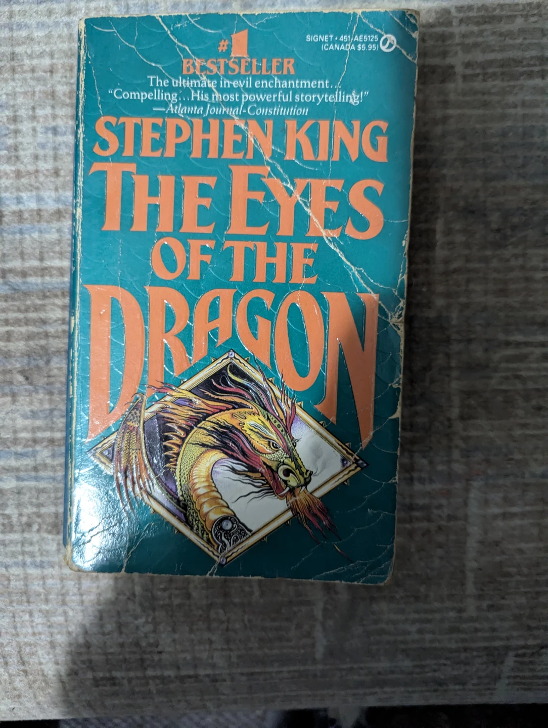 Stephen King The Eyes of the Dragon Paperback Book