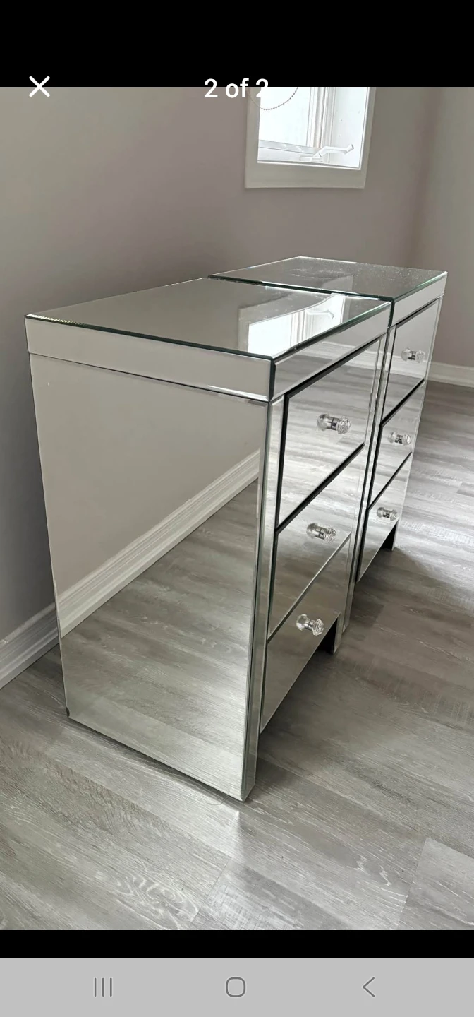 2 mirror night stand stabds - photo 2