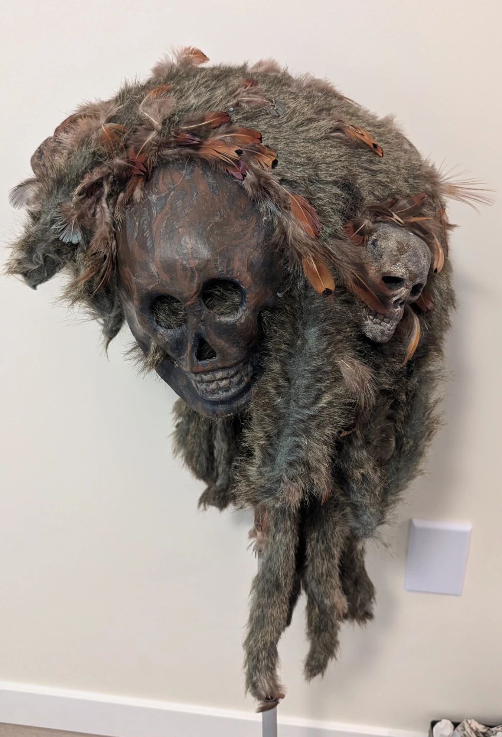Handmade Halloween Hat, Mask, and Material. - photo 2
