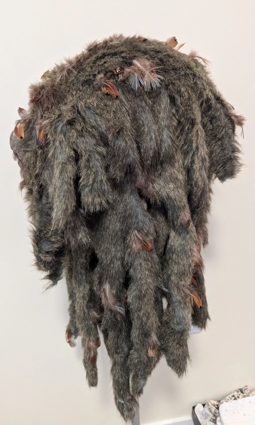 Handmade Halloween Hat, Mask, and Material. - photo 4