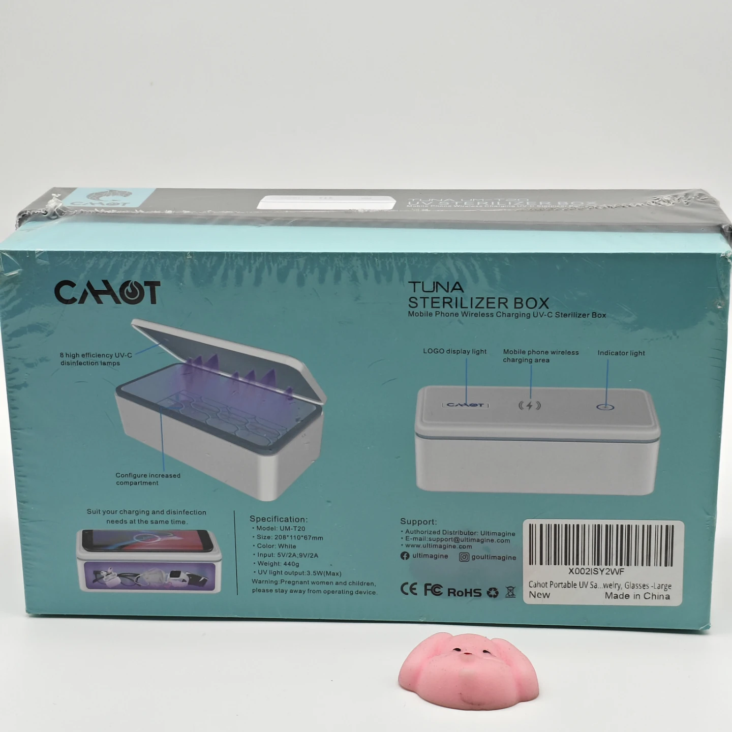 CAHOT TUNA UV Sterilizer Box with Wireless Charging - photo 2