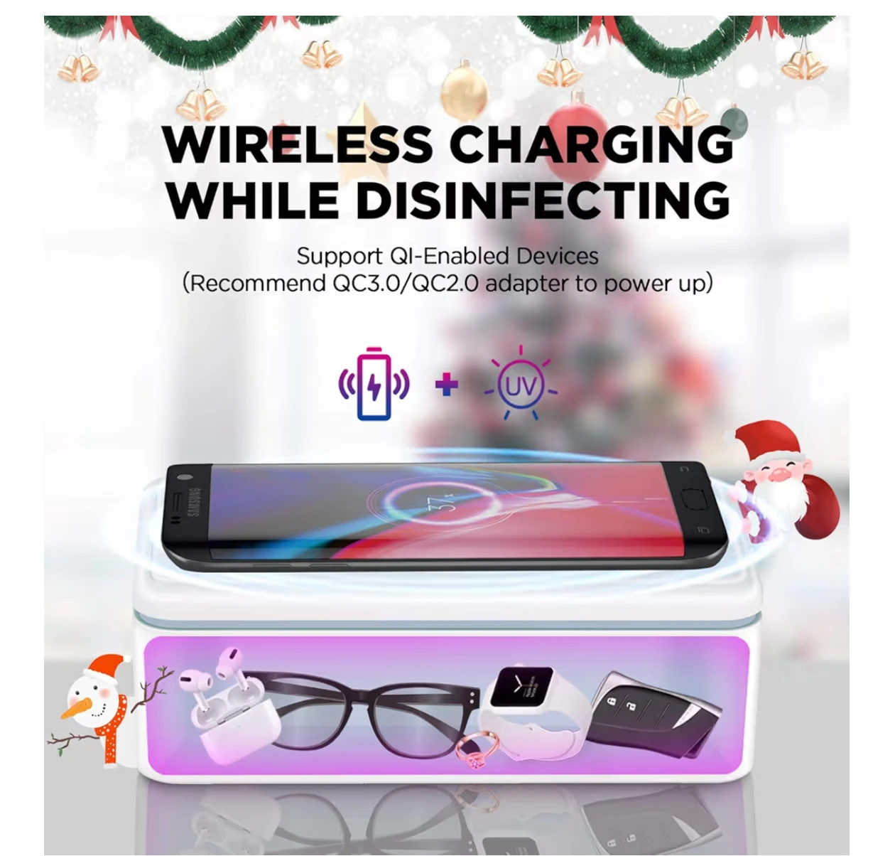 CAHOT TUNA UV Sterilizer Box with Wireless Charging - photo 4