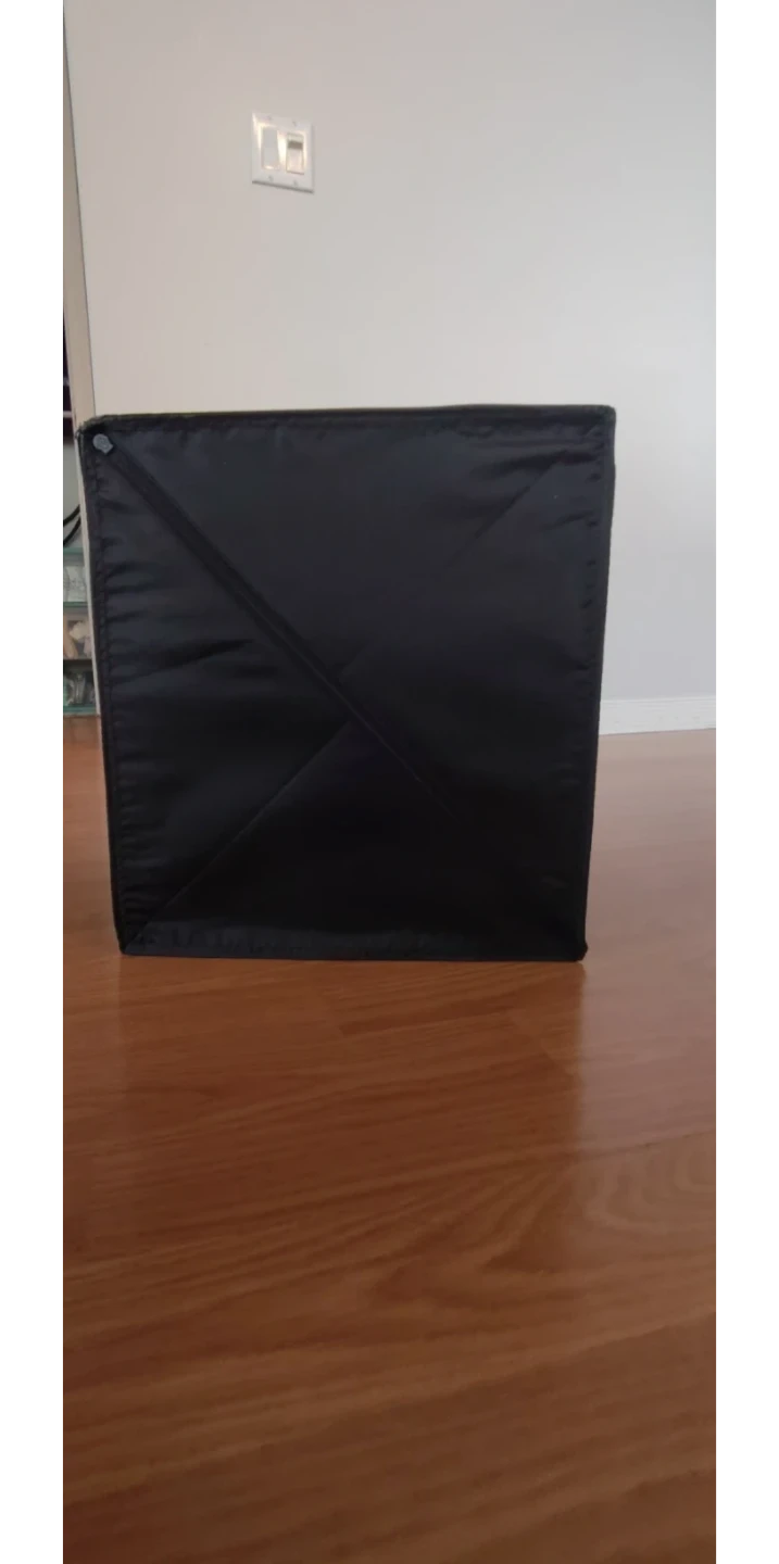 Black Collapsible Storage Bin - photo 4