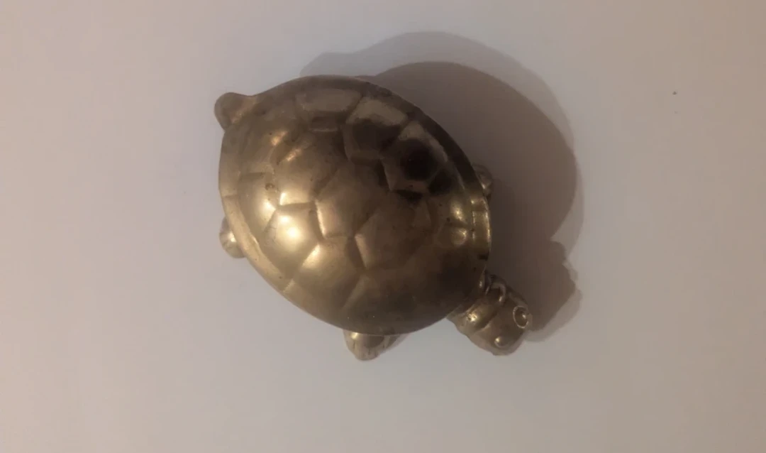 Brass Turtle Trinket Dish - photo 2