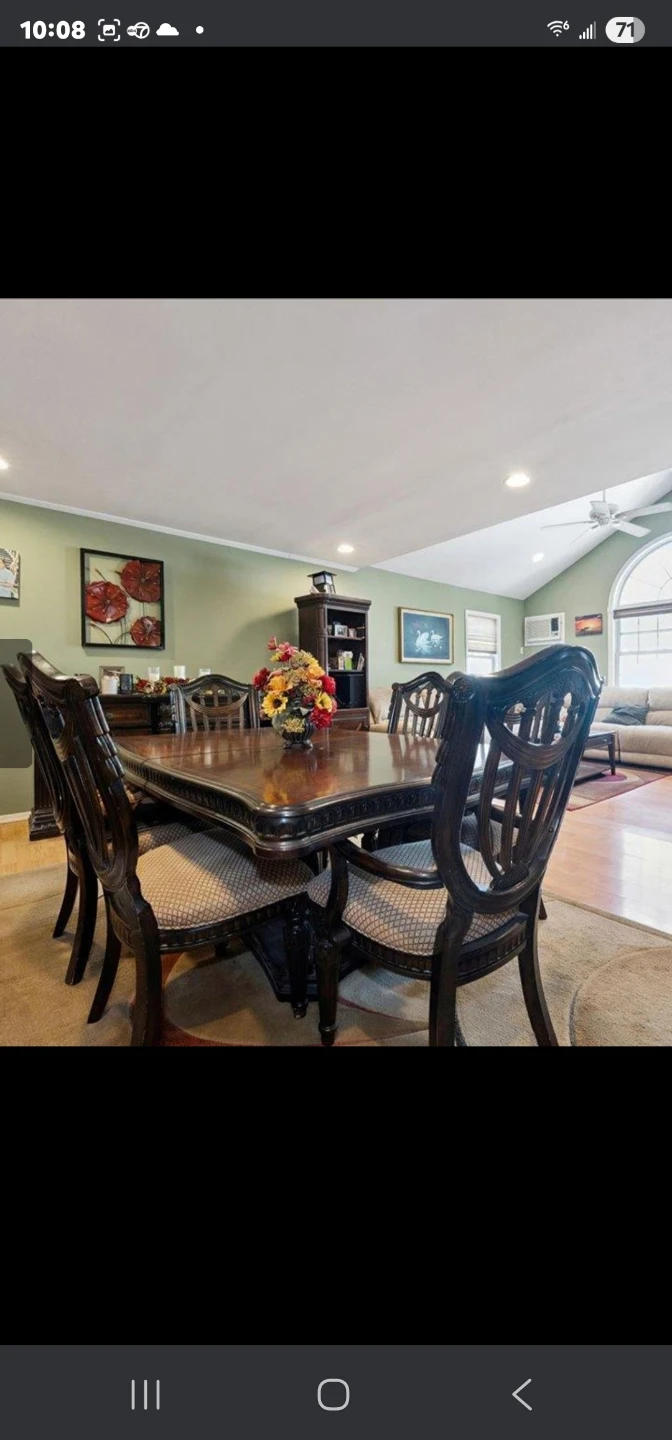 Dining room set with buffet table - photo 2
