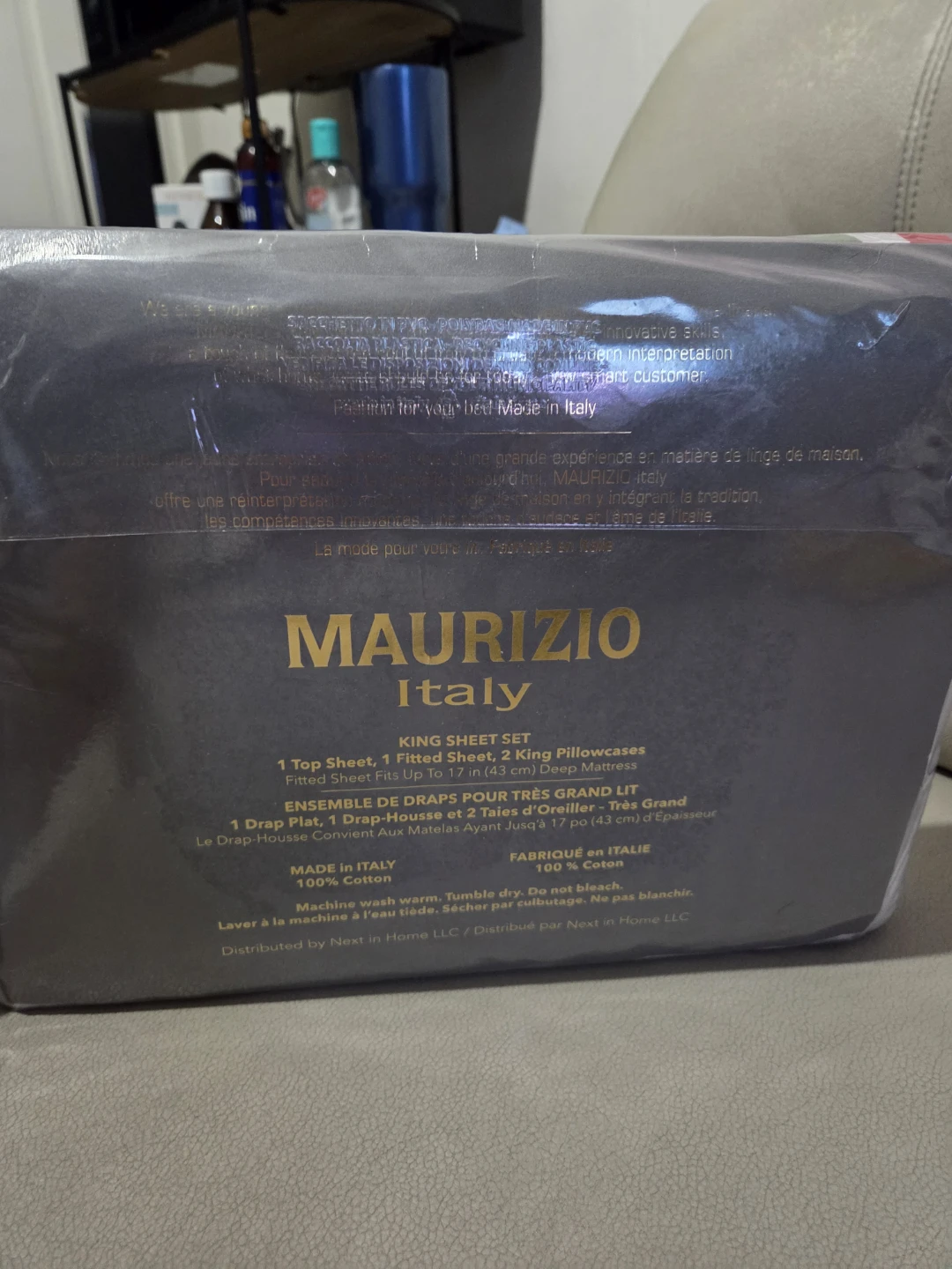 MAURIZIO Italy King Sheet Set - White - photo 2