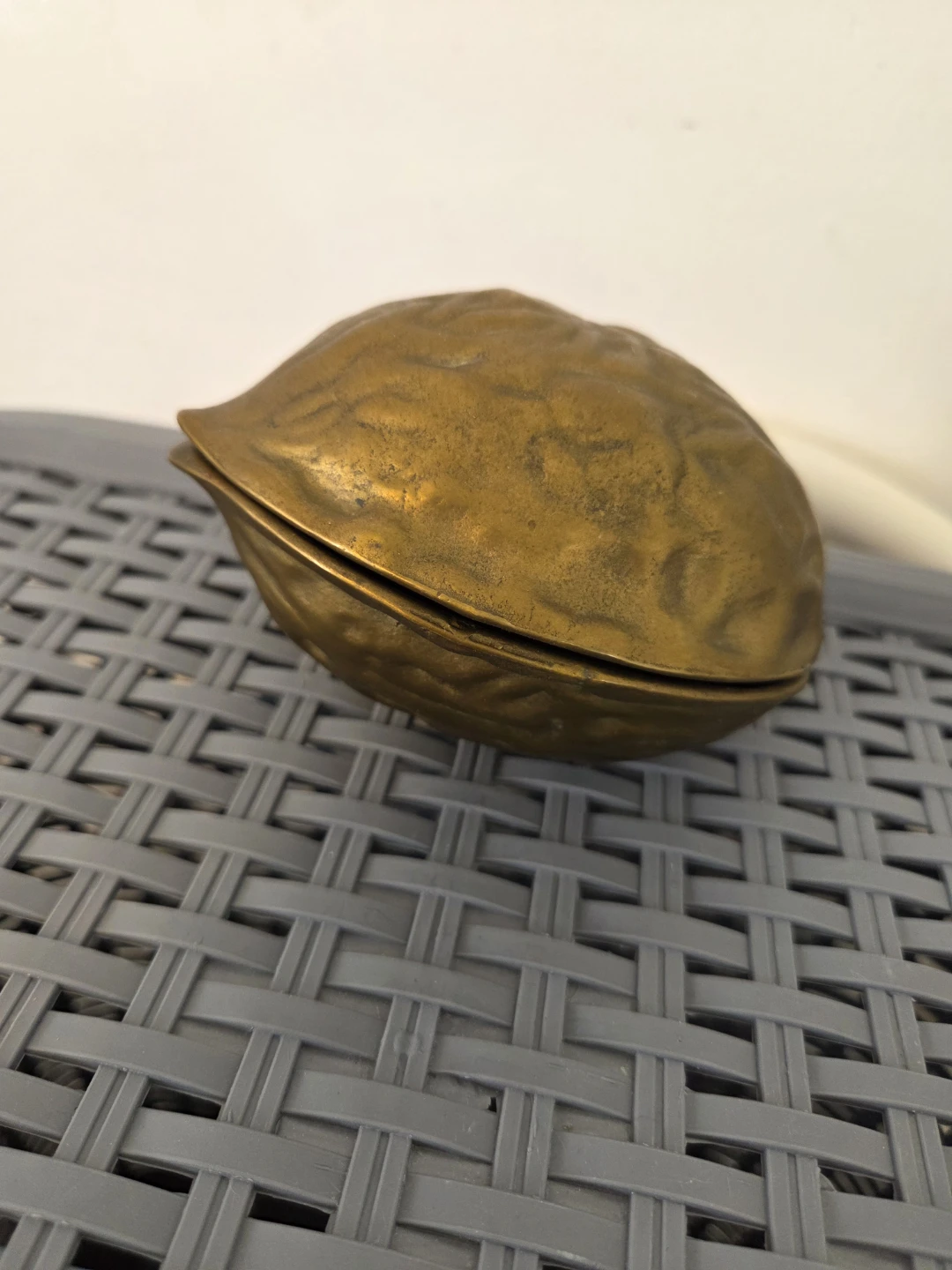 Vintage Brass Walnut Nutcracker and Holder $20 - photo 3