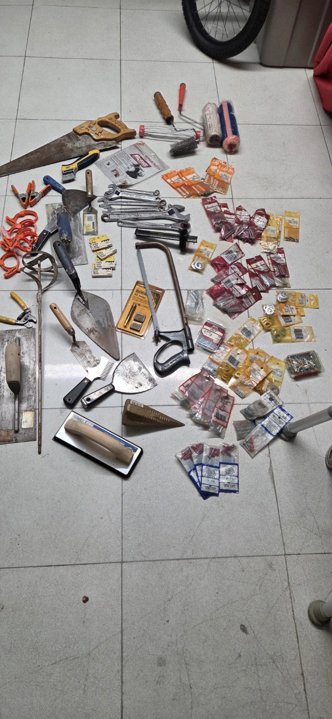 Assorted Hand Tools and Hardware