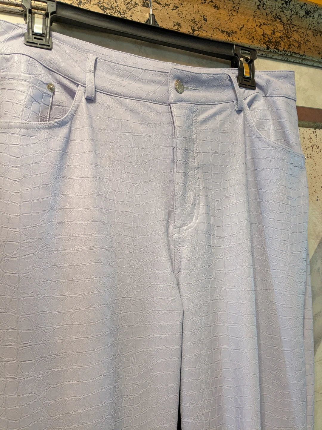 Lavender Textured Co-ord Set: Elodie Top  & Naked Wardrobe Pants - photo 4