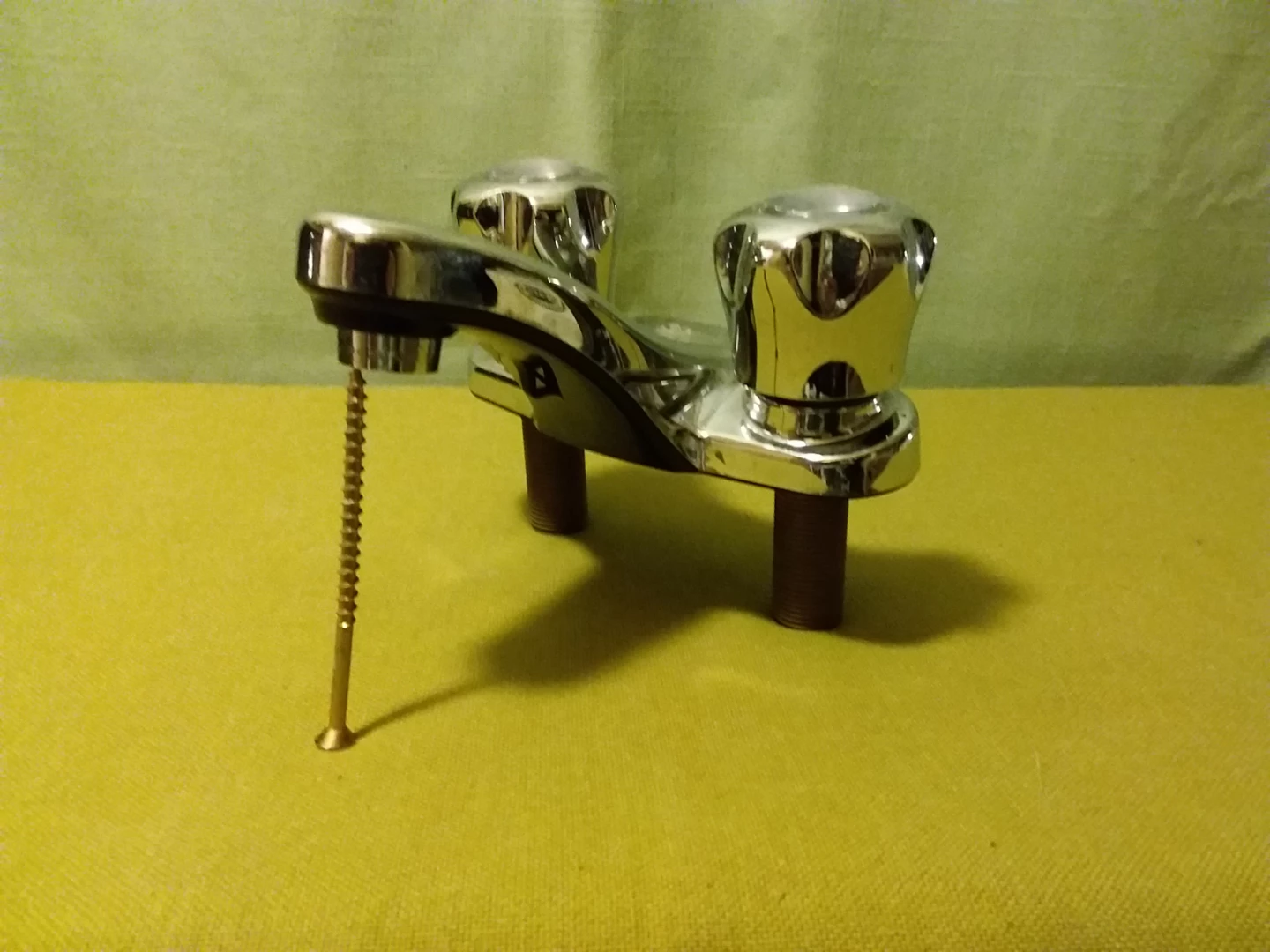 🚿 🆕 Waltec Chrome Two-Handle Faucet 🚿 🆕 - photo 2