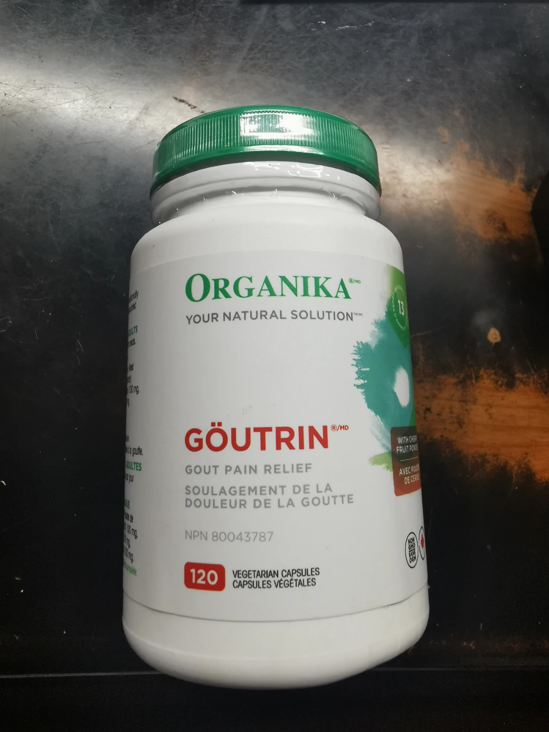 Organika Goutrin Vegetarian Capsules - 120 Count