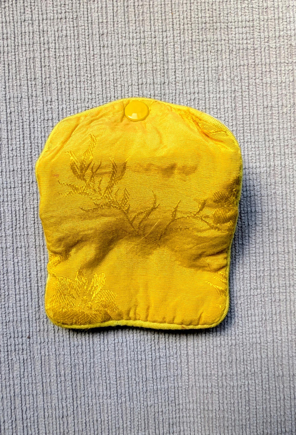 Yellow Coin Purse with Zipper - photo 3
